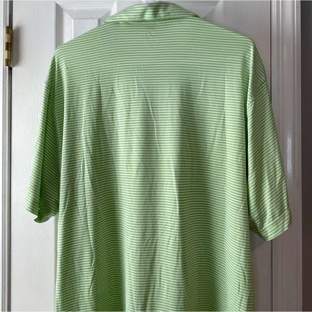 Puma Polo Shirt Mens XXL Striped Golf Short Sleeve Logo Lightweight Collared - Picture 7 of 16
